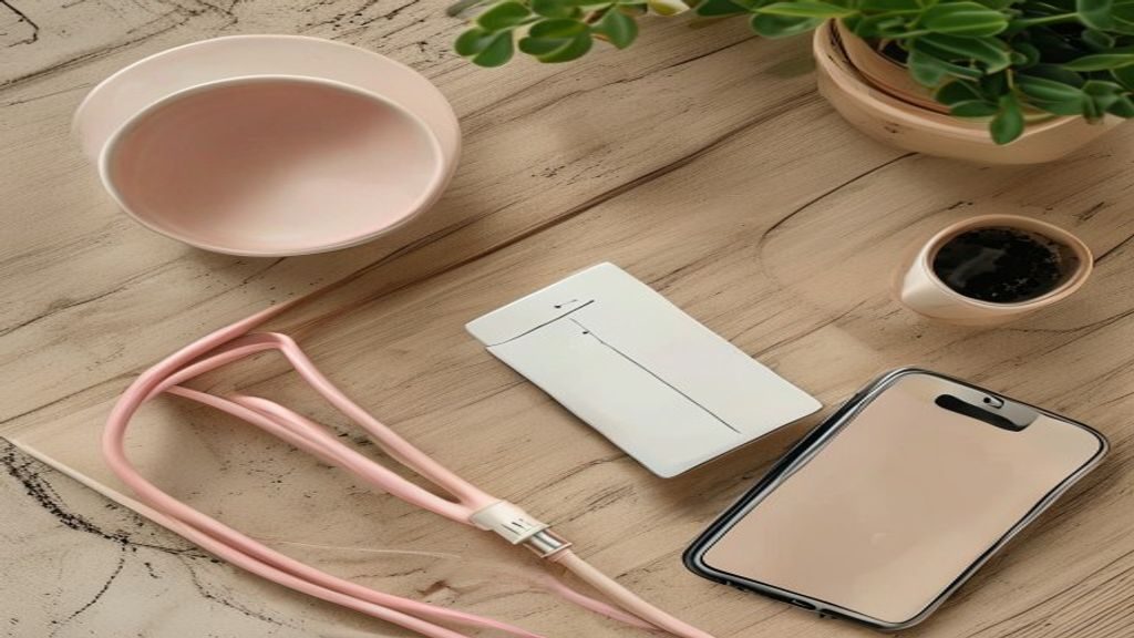 自宅Wi-Fiルーターと通信機器のフラットレイ