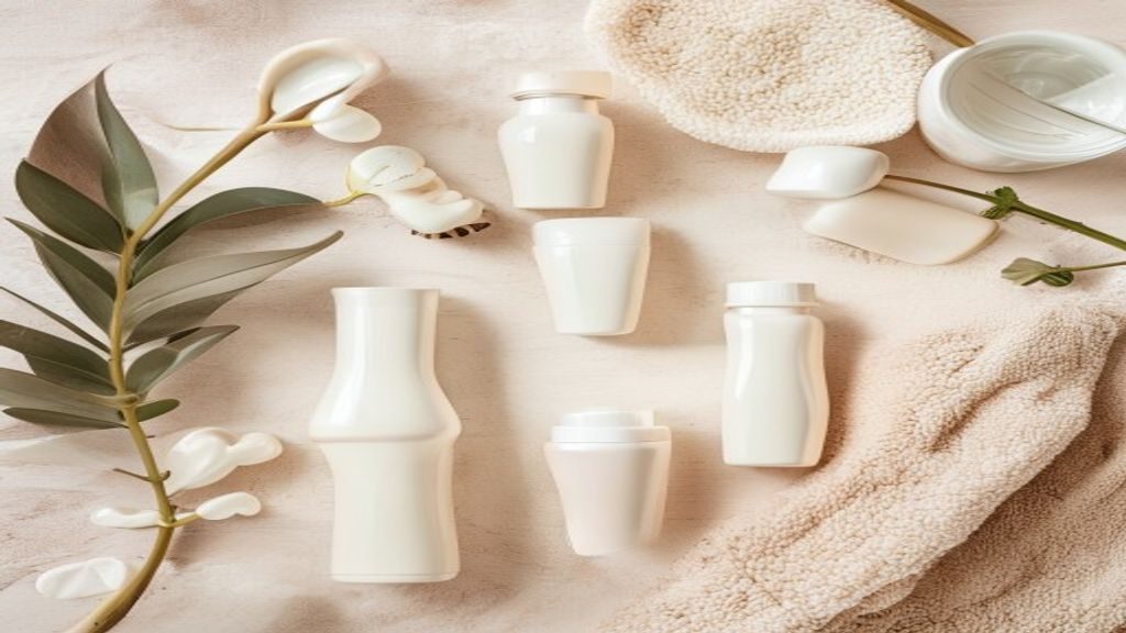 デンタルケア用品のフラットレイ